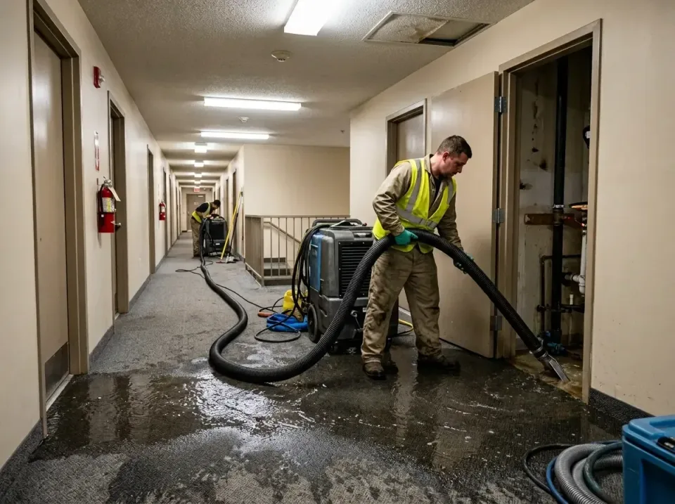 multi-unit-apartment-hallway-f-005 — frequently asked questions, Emergency Burst Pipe Water Extraction & Removal in Saukvill…
